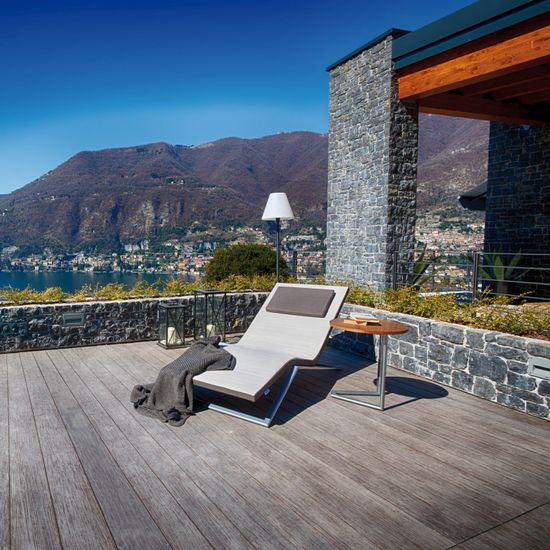 Столик кофейный деревянный Server Wave