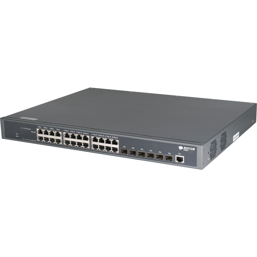 Коммутатор (свитч) BDCOM S3900-24T6X
