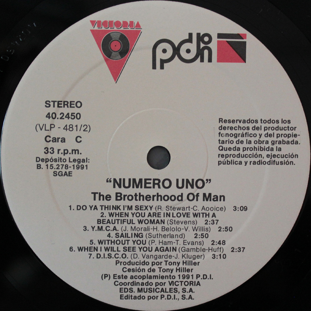 The Brotherhood Of Man / Numero Uno (2LP)