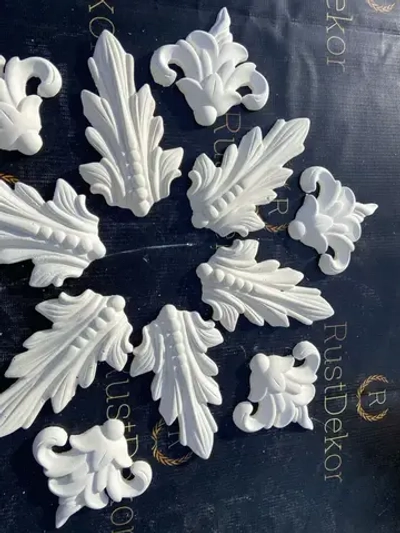 розетка потолочная из гипса наборная 12шт