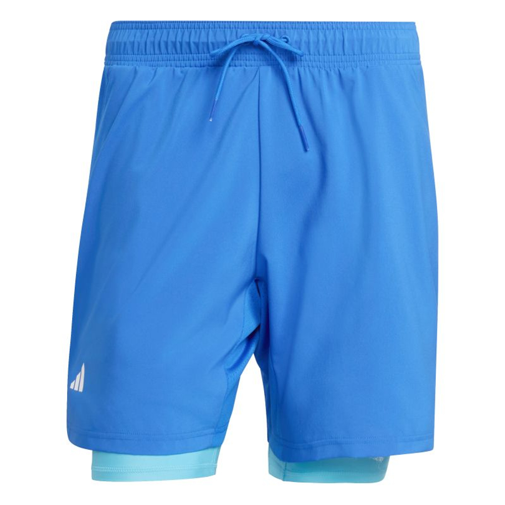 Мужские теннисные шорты Adidas Club 2in1 - glory blue