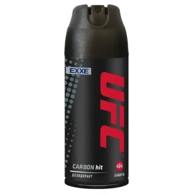Дезодорант спрей защита 48ч Carbon hit 150 мл UFC x EXXE