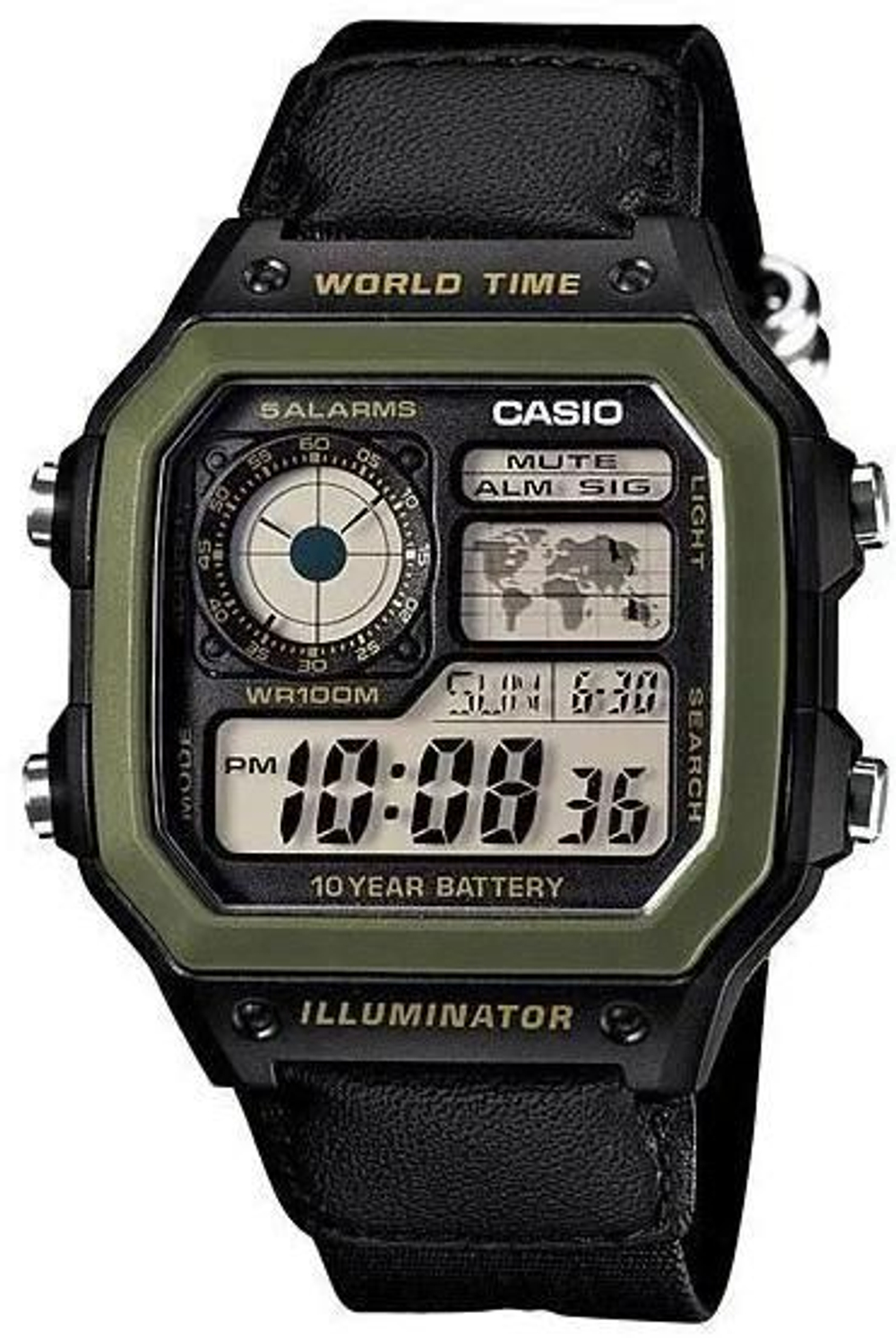 Мужские наручные часы Casio AE-1200WHB-1B