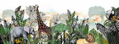 Дизайнерские обои Wall Street Zoo