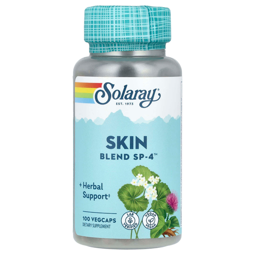 Solaray, Skin Blend, SP-4 ™, 100 растительных капсул