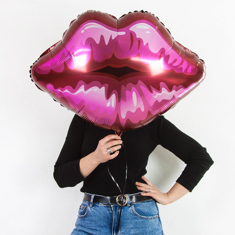 Шар (30"/76 см) Фигура, Губы
