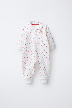 ZARA КОМБИНЕЗОН НА МОЛНИИ С ОТСТЕГИВАЮЩИМИСЯ НОЖКАМИ, ЭКРЮ