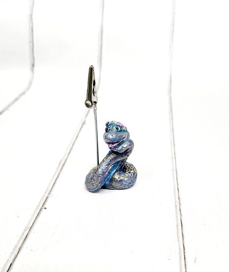 Держатель "Змейка", синяя