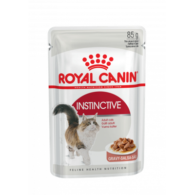 Royal Canin Instinctive Корм консервированный для взрослых кошек, соус, 85г