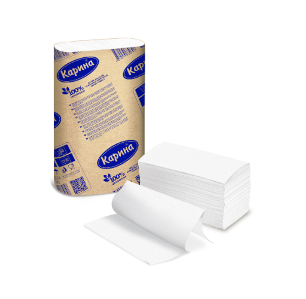 Полотенца Карина Z-200 225х230 2 слоя 200 шт