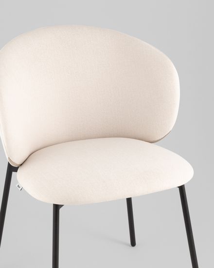 Стул Блейз велюр молочный