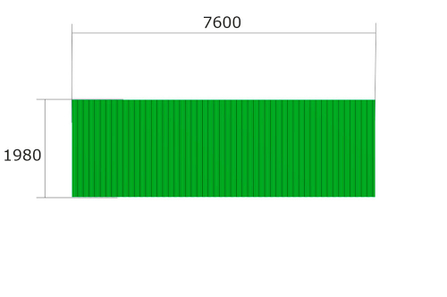 Ограждение мусоросборника 5П Б051 для уличной площадки