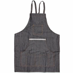 Фартук универсальный рабочий «MASTER», три кармана, цвет черный, 82,5*63,5см (ткань джинса)