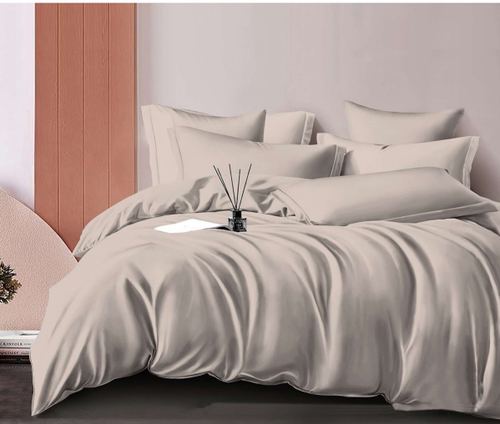 КПБ Сатин гл/кр "Luxor" диз. № 13-1405 (Кремовый) (2,0-сп. с европростыней)