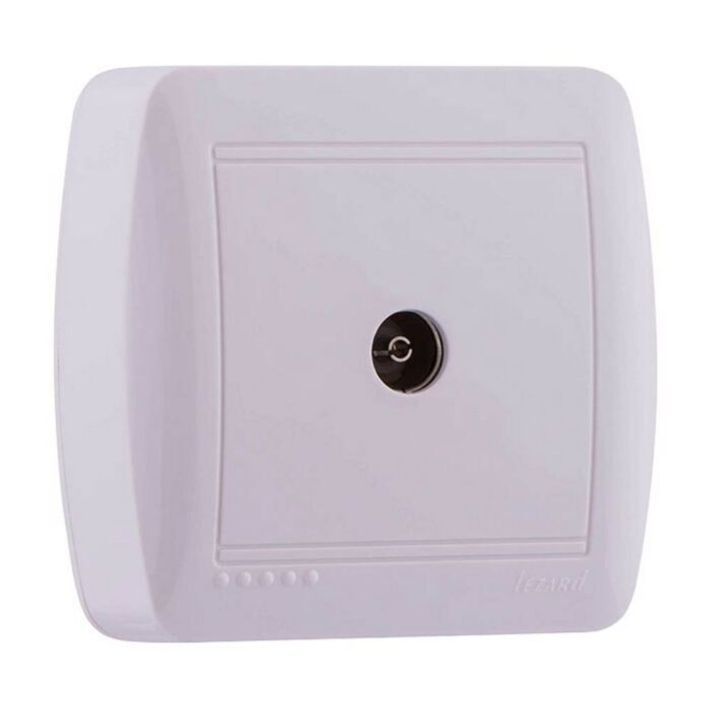 DEMET 711 0200 129 Розетка TV прох бел