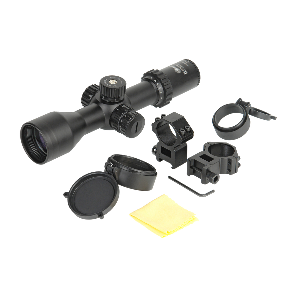 Прицел оптический Veber Black Russian 3-12x42 SF FFP RG - фото 9