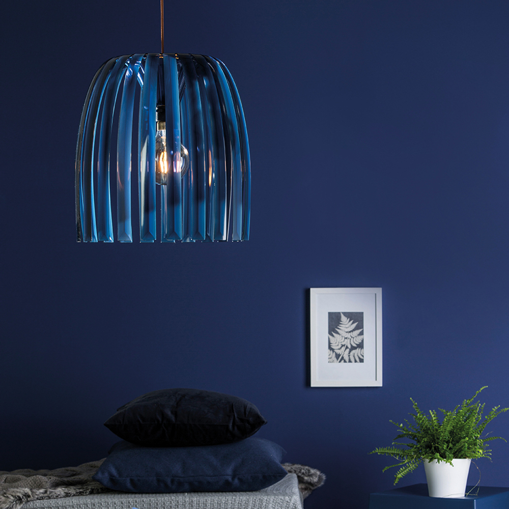 Плафон josephine, 31,3х35 см, синий