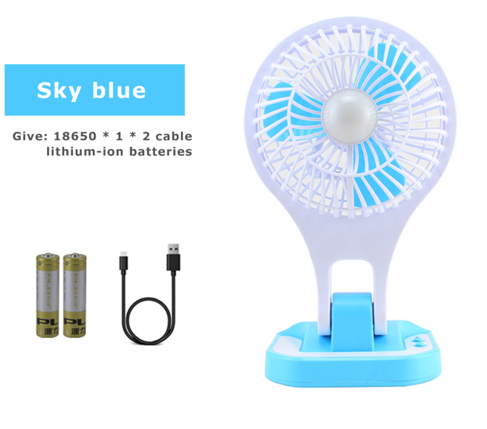 Вентилятор аккумулят. + светильник NGY HYF-AF001