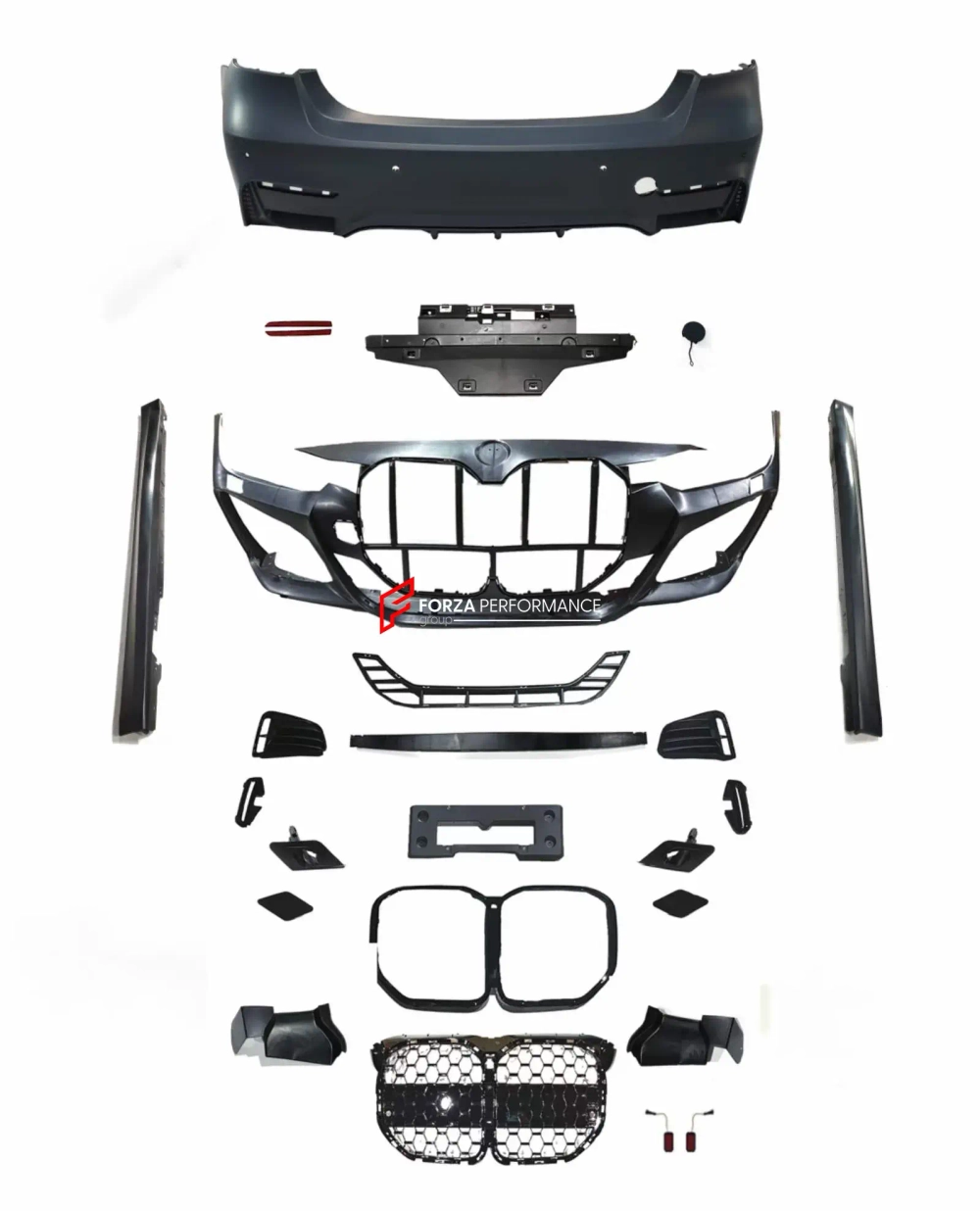 Обвес переделка для BMW 4 серии F32 2018 в G22 2024 Рестайлинг БМВ