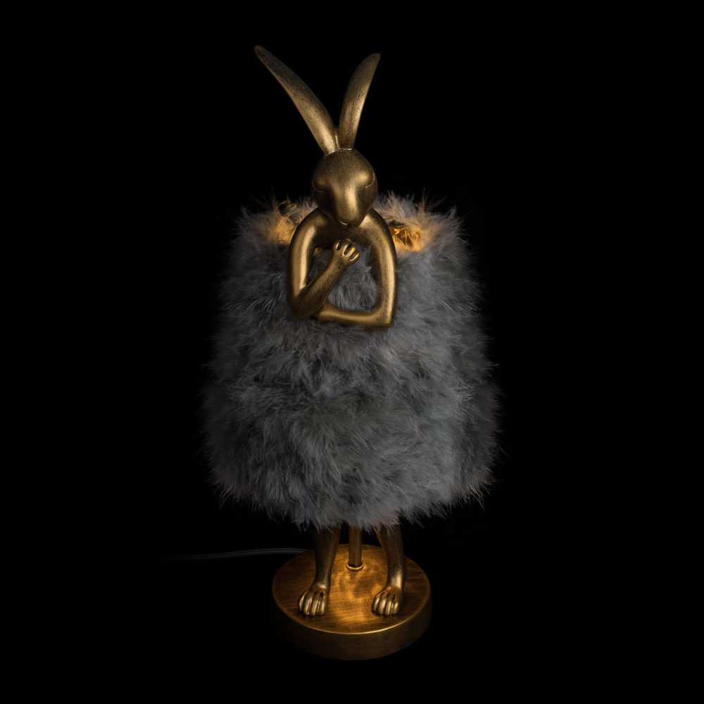 10315/A Grey fluff Настольная лампа LOFT IT Lapine