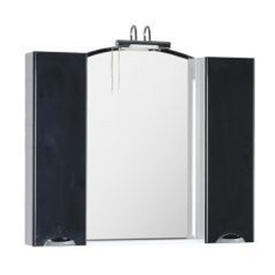 Зеркало-шкаф Aquanet Асти 105 черный