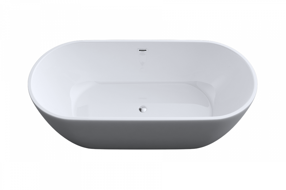 Акриловая ванна ARTMAX AM-518-1500-780 отдельностоящая со сливом-переливом ,сифон в комплекте