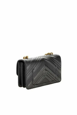 MINI LOGO BAG ICON CHEVRON - black