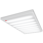 Светильник ОФИС ДВО01-341 с БАП EM1 72Вт 6500К IP40 Матовый 8200лм 1195х595х40мм WOLTA PRO