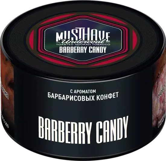 Табак для кальяна Must Have Undercoal 25г Barberry Candy (Барбарисовые конфеты)
