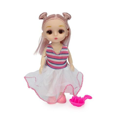 Кукла классическая 22см с аксесс., пакет 3396-38