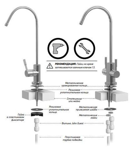 Фильтр с обратным осмосом Аквабрайт АБФ-ОСМО-5 ПРОМО