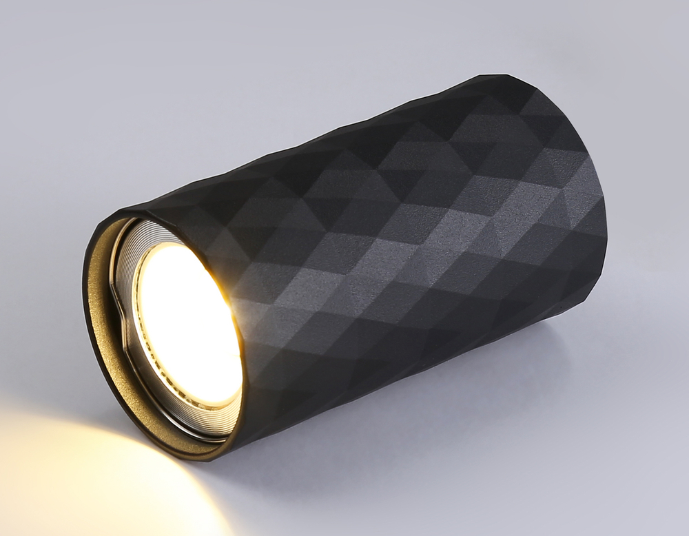 TN213183 BK черный GU10 max 12W D55*100