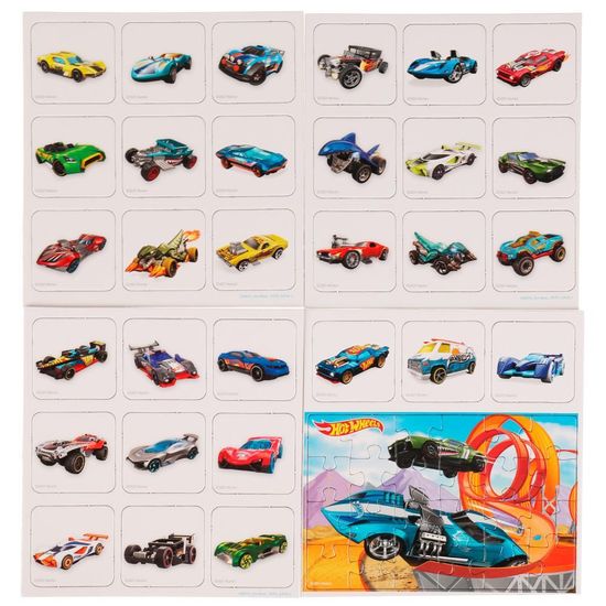 Азбука и счёт. IQ-подарочный набор 6 в 1. Хот Вилс. 320х230х60мм. Умные игры