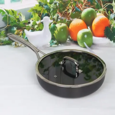 Сотейник «ENERGY» 2,8л, стеклянная крышка, 26*7см