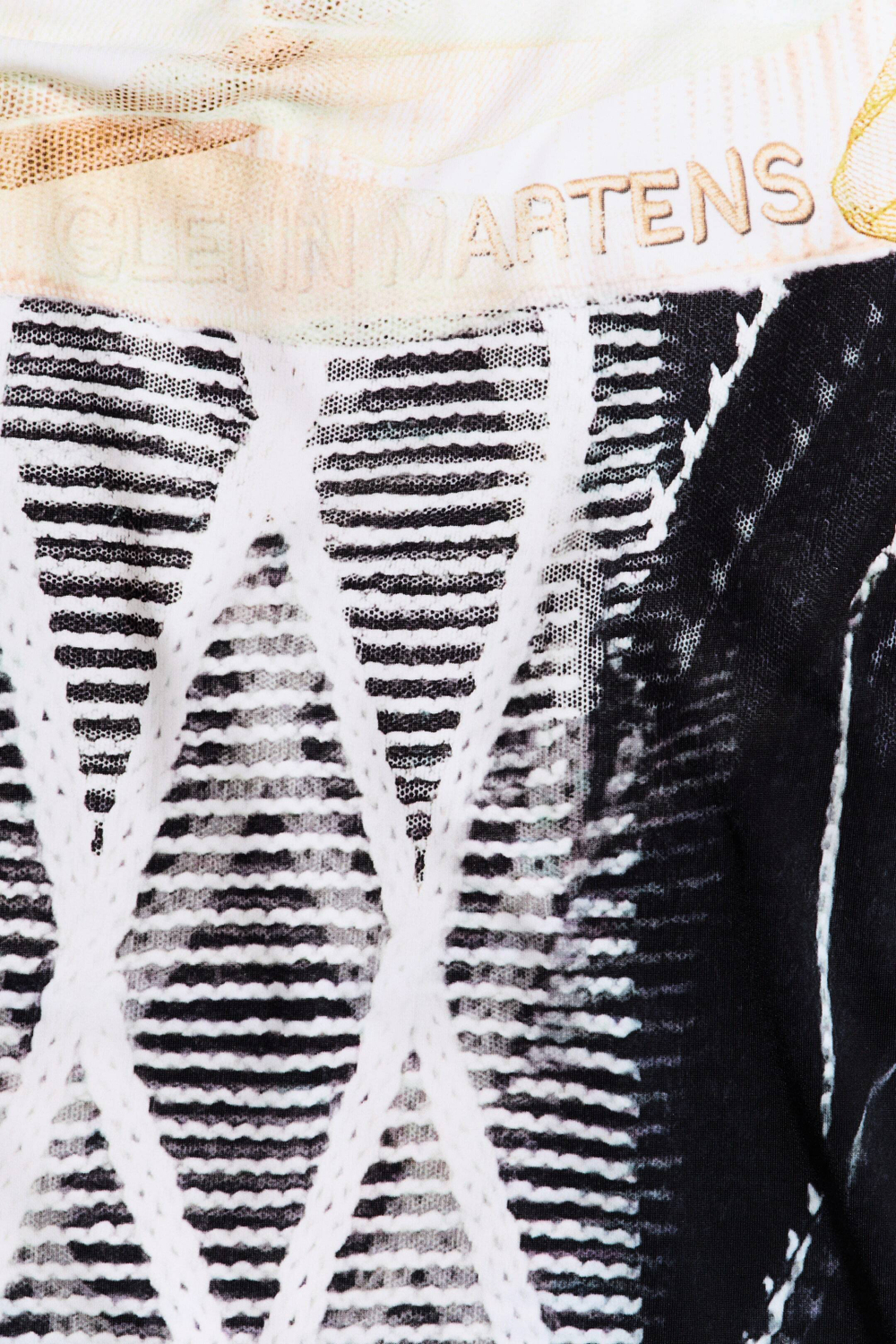 H&M - Glenn Martens Топ с принтом, черный