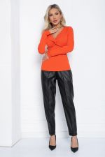 Блуза Бетти (красно-оранжевая) Б12429-5 LT Collection