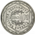 France 10 Euro 2012 – Champagne-Ardenne. Silver Coin from the "Regions of France" Series