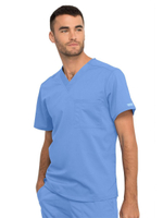 Топ медицинский мужской Cherokee WW Revolution WW625, голубой, S