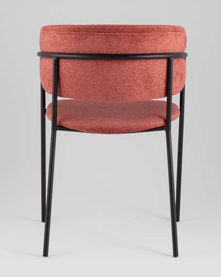 Кресло Нэлли New буклированный велюр терракотовый