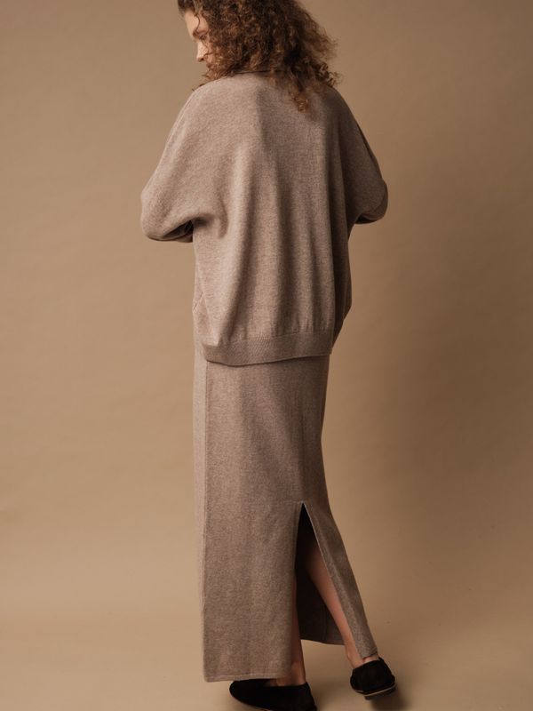 J0461-8043 Джемпер-поло женский, бежевый dbr