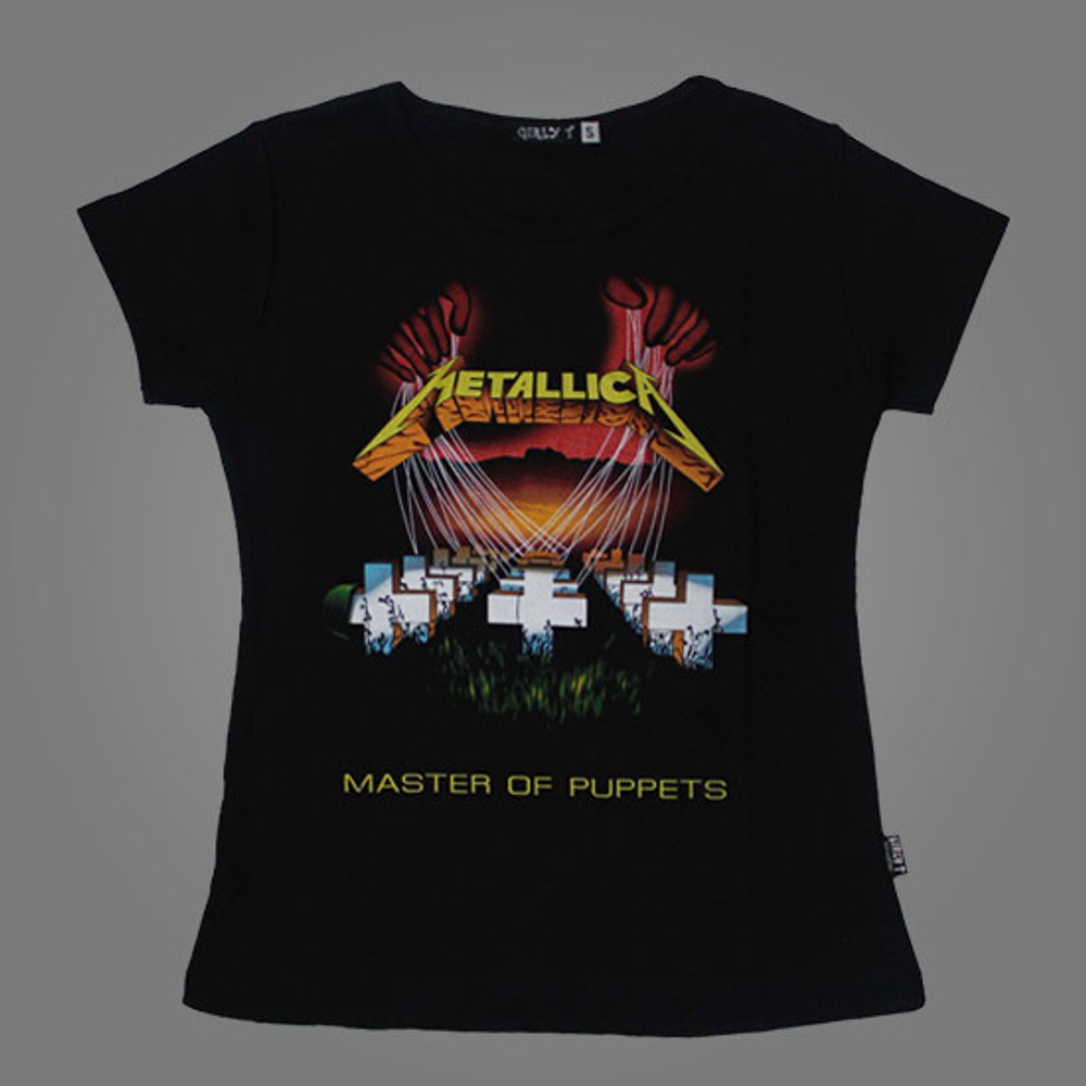 Футболка женская Metallica Master Of Puppers