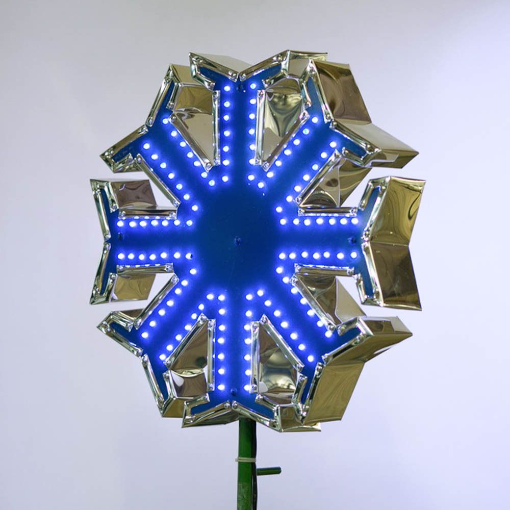 Световая макушка (навершие) «Снежинка»