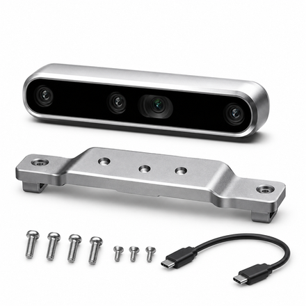Стереокамера Intel RealSense D455 с монтажным комплектом (для Unitree G1)