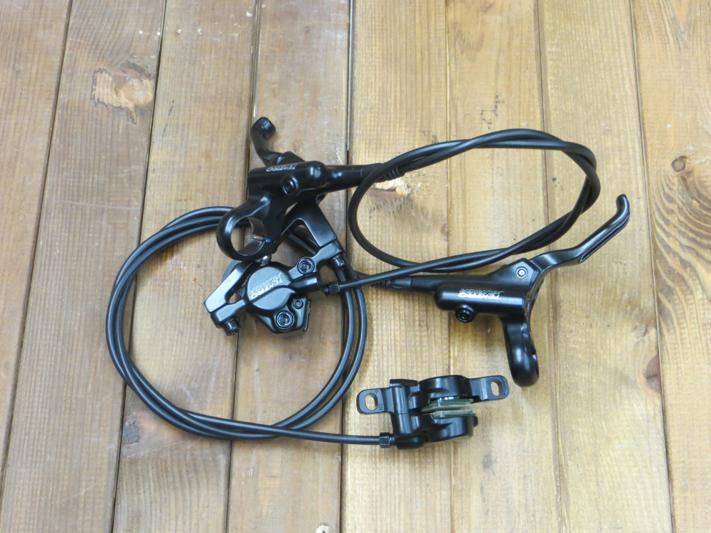 Тормоза новые Tektro HD-M290, hydraulic disc, 180/160mm rotor купить дешево в Москве скидки акция распродажа