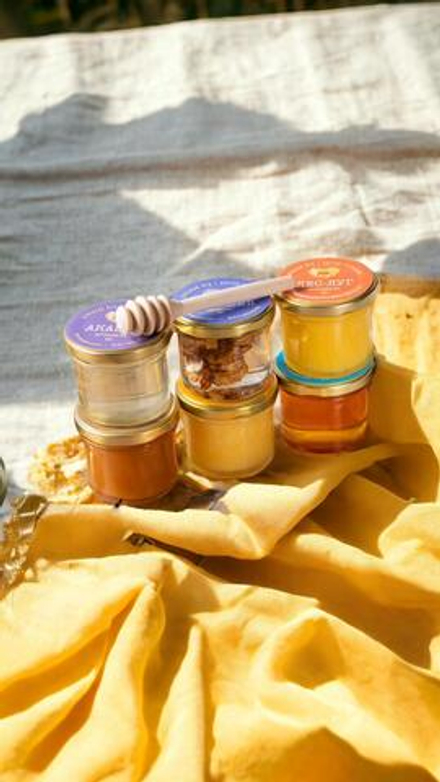 Набор №37 "6 видов мёда + ложка"