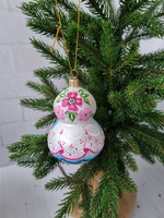 Матрешка стеклянная "Мальвина"