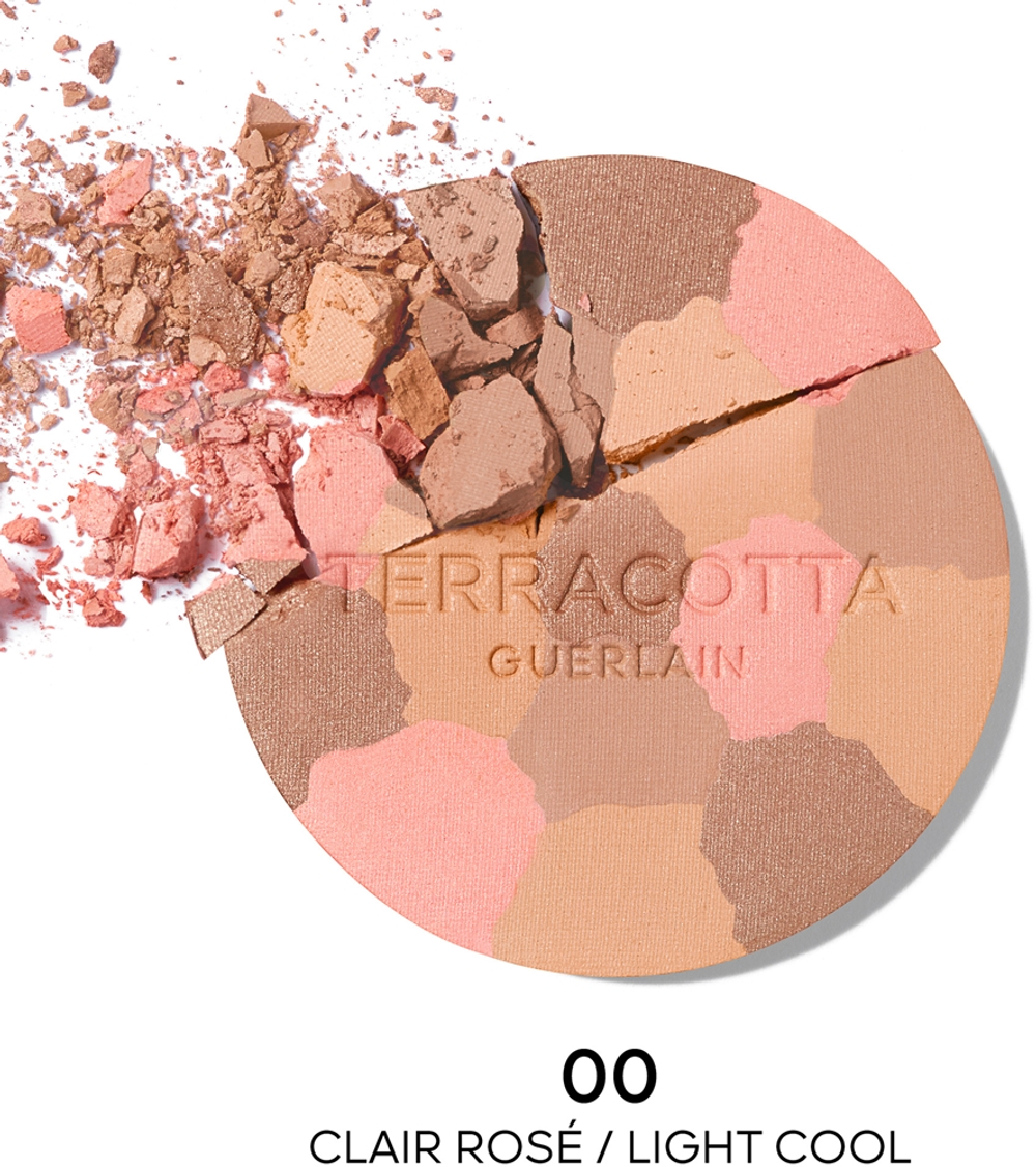 GUERLAIN Terracotta Light - Розово-светящий бронзирующий порошок - заполнитель оттенок 00 Light Cool, 10 g