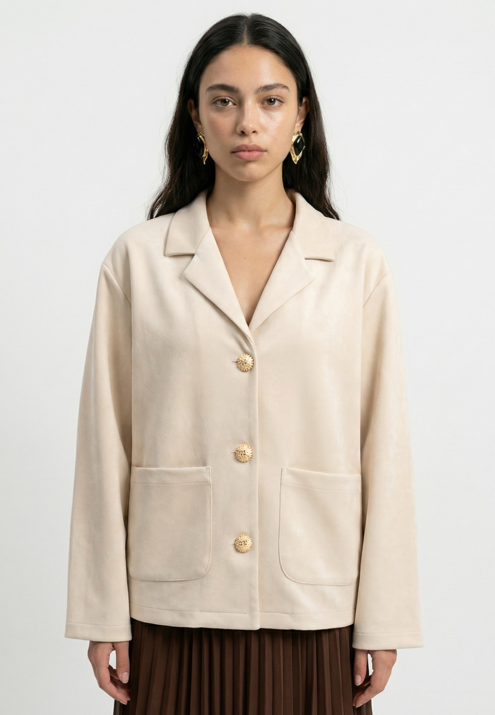 Блейзер замша