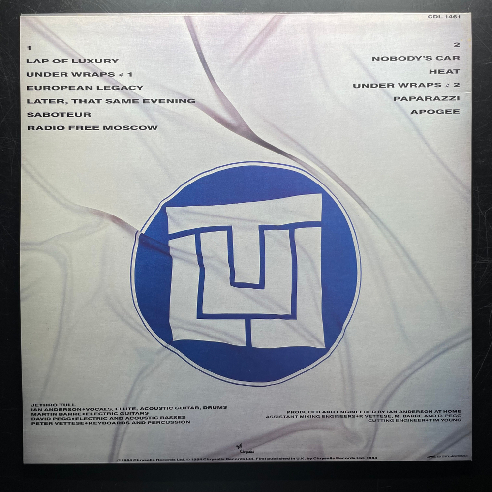 Jethro Tull - Under Wraps (Англия 1984г.)