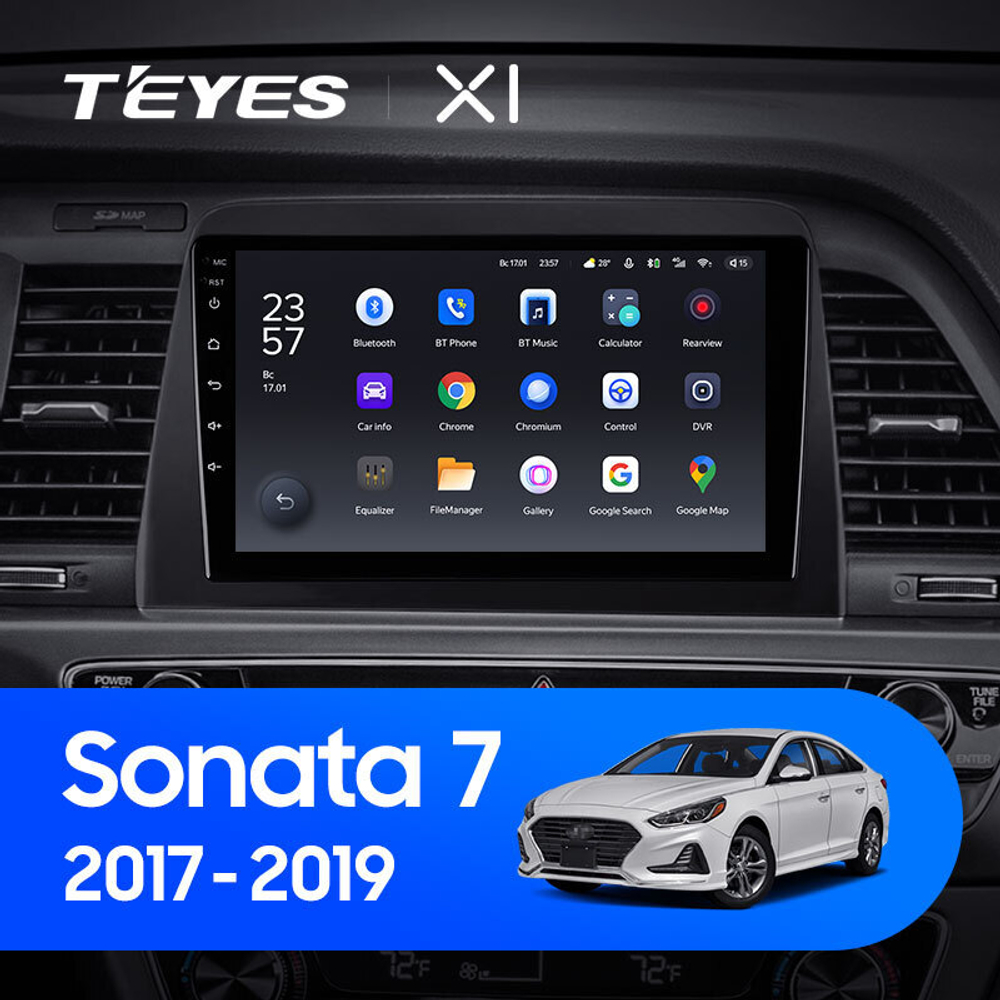 Teyes X1 9" для Hyundai Sonata 2017-2019